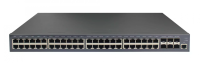 Коммутатор GL-SW-G304-54P L3 управляемый, 48 PoE (802.3af/at) портов 10/100/1000Мб/с, 6 1/10G SFP+, 740Вт c двумя установленными блоками питания.