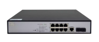 Коммутатор GIGALINK GL-SW-G204-10P L2 управляемый, 8 PoE (802.3af/at) портов 10/100/1000 Мб/с, 2 SFP, 150Вт