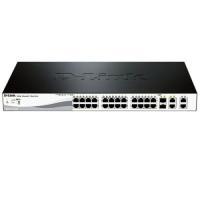 Коммутатор D-Link DES-1210-28/C1A 24 PoE Combo