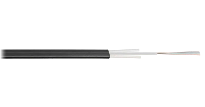 Кабель оптический 1 волоконный SM 9/125 внешний, плоские,1 кН, со стеклопластиковыми прутками.