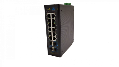 Коммутатор GIGALINK, L3, индустриальный на DIN рейку, 8x10/100/1000Мбит/с PoE (af/at), 4x10/100/1000Мбит/с RJ-45, 4x10Гбит/с SFP+, 1 Консольный RJ-45, питание 48В (блок питания поставляется отдельно 480 Ватт)