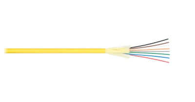Кабель оптический 4 волоконный SM 9/125 внутренний, 440 Н, распределительный.