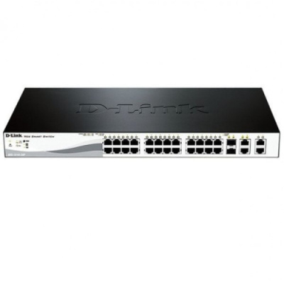 Коммутатор D-Link DES-1210-28/C1A 24 PoE Combo